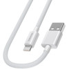 10 ft USB-C to USB-A High-Speed Charge and Sync Braided Cable - White