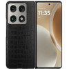 Alligator Skin Texture Leather Protective Cover for Motorola Razr Fold 2026 - Black