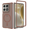 Shade Series Hybrid Case with Magnetic Ring for Motorola Razr Fold 2026 - Brown