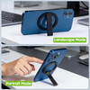 Magnetic Phone Ring Holder and Adjustable Kickstand for MagSafe - Black