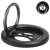 Adjustable 360° Rotation Magnetic Phone Ring Holder and Kickstand for MagSafe - Black