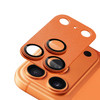 Unibody Matte Metal Tempered Glass Camera Lens Protector for iPhone 17 Pro Max - Cosmic Orange