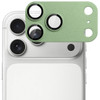 Unibody Matte Metal Tempered Glass Camera Lens Protector for iPhone 17 Pro Max - Green
