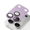 Unibody Matte Metal Tempered Glass Camera Lens Protector for iPhone 17 Pro Max - Light Purple