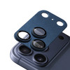 Unibody Matte Metal Tempered Glass Camera Lens Protector for iPhone 17 Pro - Blue