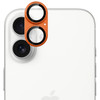 Unibody Matte Metal Tempered Glass Camera Lens Protector for iPhone 17 - Cosmic Orange