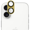 Unibody Matte Metal Tempered Glass Camera Lens Protector for iPhone 17 - Gold