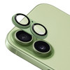 Unibody Matte Metal Tempered Glass Camera Lens Protector for iPhone 17 - Green