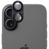 Unibody Matte Metal Tempered Glass Camera Lens Protector for iPhone 17 - Dark Purple