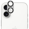 Unibody Matte Metal Tempered Glass Camera Lens Protector for iPhone 17 - Silver