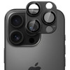 Unibody Matte Metal Tempered Glass Camera Lens Protector for iPhone 14 Pro / iPhone 14 Pro Max - Black