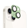Unibody Matte Metal Tempered Glass Camera Lens Protector for iPhone 14 / iPhone 14 Plus - Green