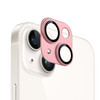 Unibody Matte Metal Tempered Glass Camera Lens Protector for iPhone 14 / iPhone 14 Plus - Pink