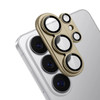 Unibody Matte Metal Tempered Glass Camera Lens Protector for Samsung Galaxy S26 Ultra - Desert Gold