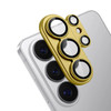Unibody Matte Metal Tempered Glass Camera Lens Protector for Samsung Galaxy S26 Ultra - Gold