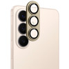 Unibody Matte Metal Tempered Glass Camera Lens Protector for Samsung Galaxy S26 Plus - Desert Gold