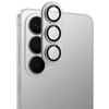 Unibody Matte Metal Tempered Glass Camera Lens Protector for Samsung Galaxy S26 - Silver