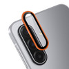 Unibody Matte Metal Tempered Glass Camera Lens Protector for Samsung Galaxy A17 5G - Cosmic Orange