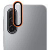 Unibody Matte Metal Tempered Glass Camera Lens Protector for Samsung Galaxy A37 5G - Cosmic Orange