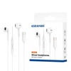 Hi-Fi Digital Audio Circular Wired Earphones with USB-C Connector - White