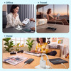 Rapid PD 38W 2 Port USB-C and USB-A Wall Charger with USB-C Cable - White