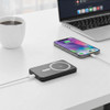 Brookstone Ultra Slim Magnetic MagSafe Power Bank Battery Charger 5000mAh - Black