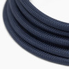 InfinaCore NextGen 100W USB-C to USB-C Nylon Braided Charge & Sync Cable with LED Visual Speed Indicator - Blue