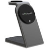 InfinaCore T3 Pro 3-in-1 Qi2 Certified MagSafe Magnetic Wireless Charging Station - Black Frost