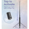 KraftGeek JustTap MagSafe Compatible Magnetic Phone Tripod Selfie Stick - Black