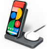 iOttie iON Wireless Duo Qi Certified Wireless Charging Stand and Pad - Dark Grey