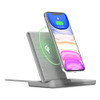 iOttie iON Wireless Duo Qi Certified Wireless Charging Stand and Pad - Light Grey