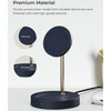 iOttie Velox MagSafe Magnetic Wireless Charging Duo Stand and Pad - Black