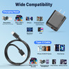 Rapid PD 38W 2 Port USB-C and USB-A Wall Charger with USB-C Cable - Black