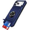 Military Grade All-In-One Ring Stand Case with Card Pocket for iPhone 17 Pro Max - Blue