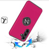 360 Rotating Ring Grip Hybrid Case for Samsung Galaxy S26 FE - Hot Pink