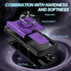 Military Grade All-In-One Ring Stand Card Case for Samsung Galaxy S26 FE - Purple