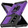 Military Grade All-In-One Ring Stand Card Case for Samsung Galaxy S26 FE - Purple