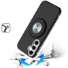 Circular Series Hybrid Case with Rotating Ring Stand for Samsung Galaxy S26 FE - Black