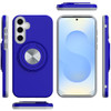 Circular Series Hybrid Case with Rotating Ring Stand for Samsung Galaxy S26 FE - Blue
