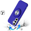 Circular Series Hybrid Case with Rotating Ring Stand for Samsung Galaxy S26 FE - Blue
