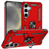 Military Grade Hybrid Case with Ring Grip for Samsung Galaxy S26 FE - Red