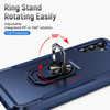 Military Grade TUFF Shockproof Hybrid Armor Case with Ring Grip for Samsung Galaxy S26 FE - Blue