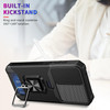Military Grade All-In-One Ring Stand Card Case for Samsung Galaxy S26 FE - Black