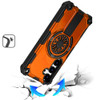 Military Grade Magnetic Tough Ultra Rugged Hybrid Case with Kickstand for Samsung Galaxy S26 FE - Cosmic Orange