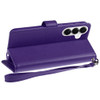 Extra Series Essential Leather Wallet Stand Case for Samsung Galaxy S26 FE - Purple