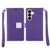 Extra Series Essential Leather Wallet Stand Case for Samsung Galaxy S26 FE - Purple