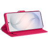 Extra Series Essential Leather Wallet Stand Case for Samsung Galaxy S26 FE - Hot Pink