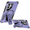 Military Grade HD Armor Magnetic Case with Kickstand for Samsung Galaxy S25 Ultra - Purple