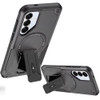 Military Grade HD Armor Magnetic Case with Kickstand for Samsung Galaxy S26 FE - Black