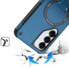 Military Grade HD Armor Magnetic Case with Kickstand for Samsung Galaxy S26 FE - Blue